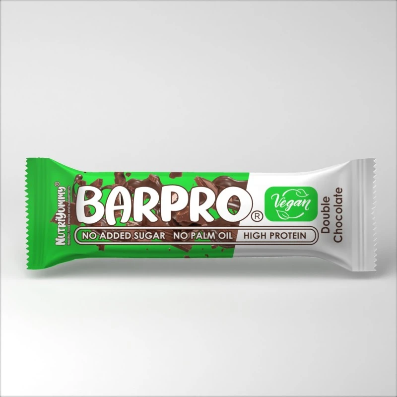 NUTRIYUMMY BARPRO VEGAN DOUBLE CHOCOLATE 48G