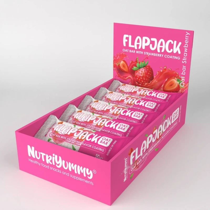 NUTRIYUMMY FLAPJACK STRAWBERRY 50G