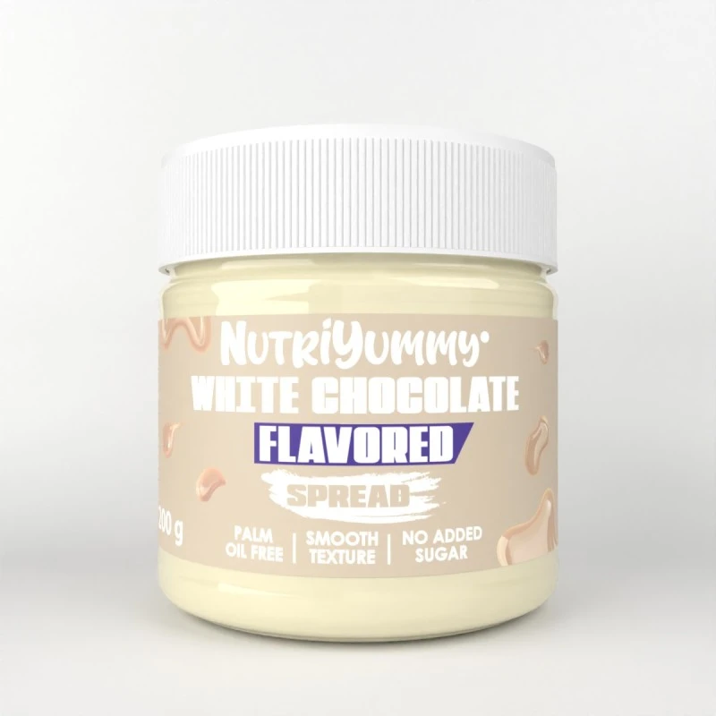 NUTRIYUMMY WHITE CHOCOLATE SPREAD 200 G.