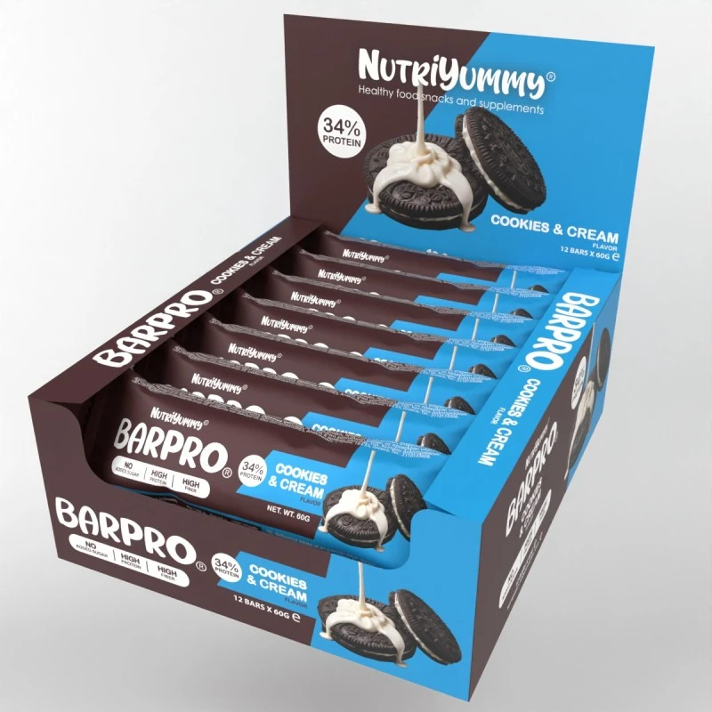 NUTRIYUMMY BARPRO COOKIES & CREAM 60G