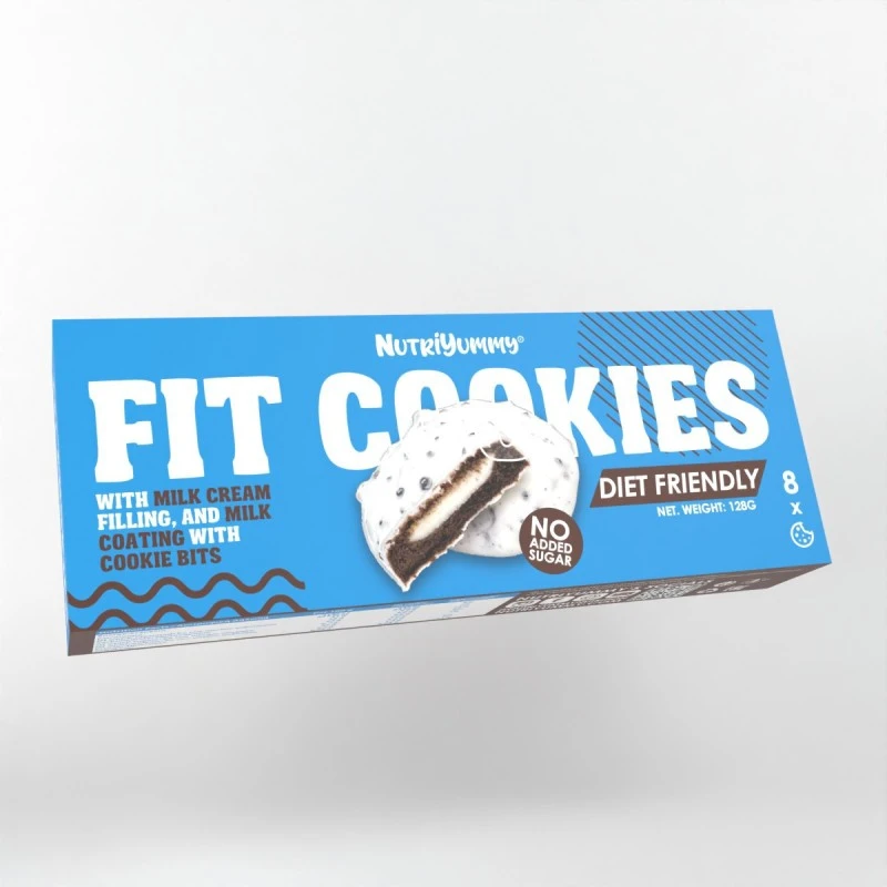 NUTRIYUMMY NO ADDED SUGAR COOKIES & CREAM 128 G.