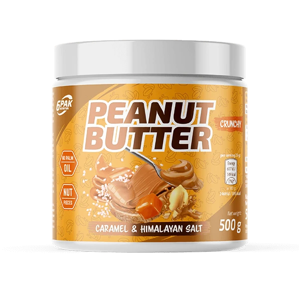 6PAK PEANUT BUTTER CARAMEL & HIMALAYAN SALT 500 G.