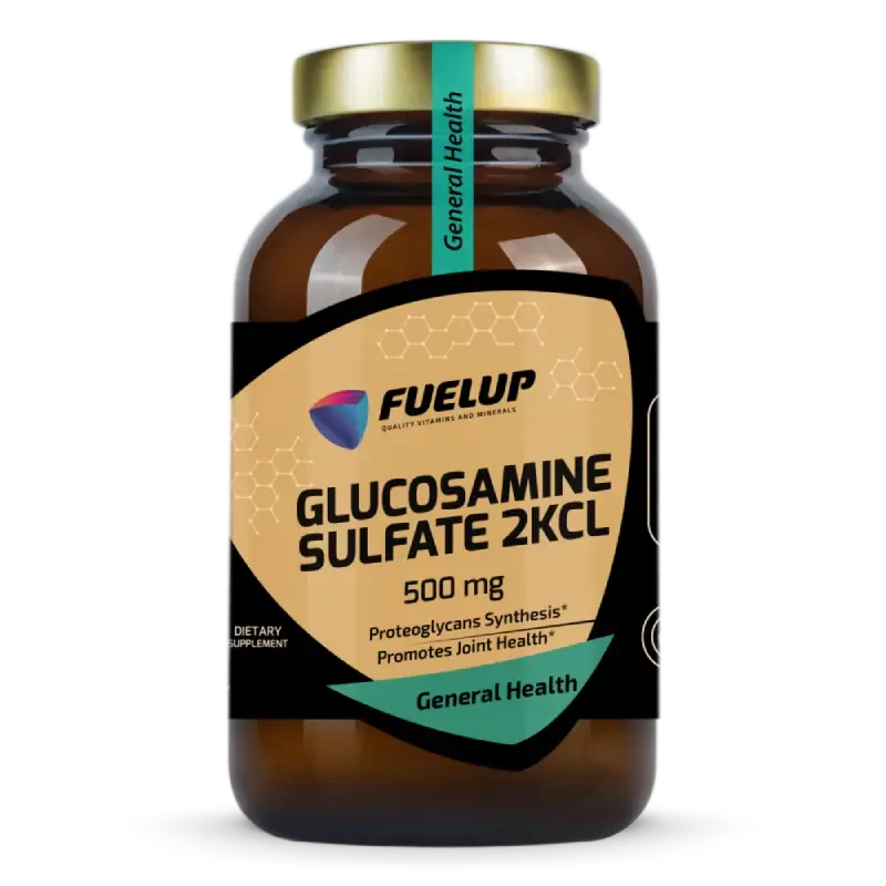 GLUCOSAMINE SULFATE 2KCL 500 MG, 120 VEG KAPS.