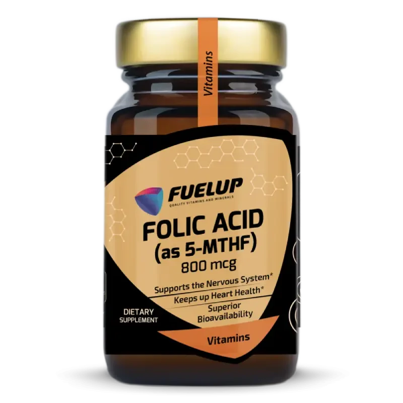 FOLIC ACID (AS 5-MTHF) 800 MCG, 60 TABL