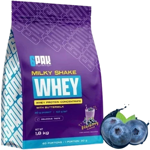 6PAK MILKY SHAKE WHEY 1800 G.