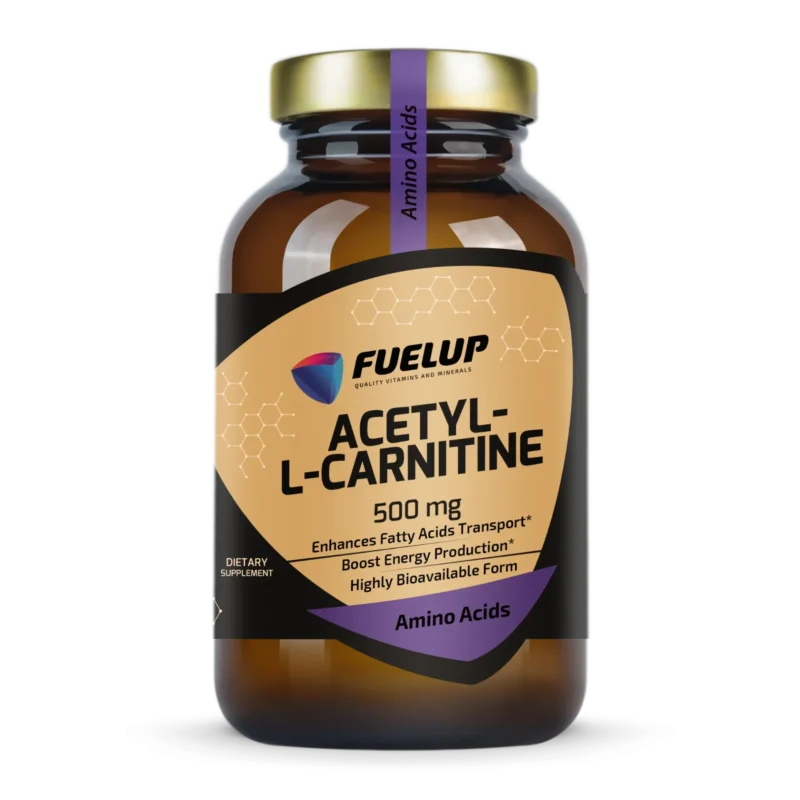 ACETYL L-CARNITINE 500 MG, 120 VEG KAPS.