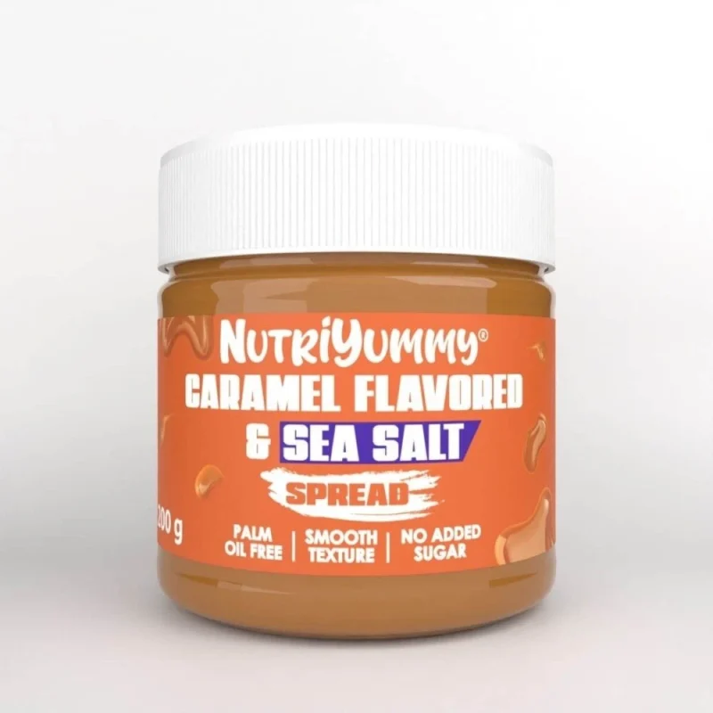 NUTRIYUMMY CARAMEL FLAVORED SPREAD WITH SEA SALT 200G