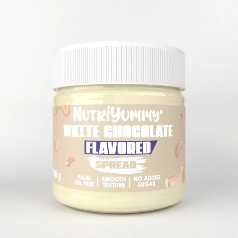 NUTRIYUMMY WHITE CHOCOLATE FLAVORED SPREAD 200G