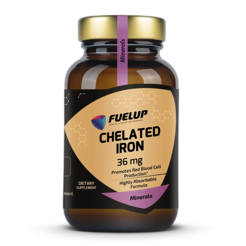FUEL-UP CHELATED IRON 36 MG 90 VEG KAPS.