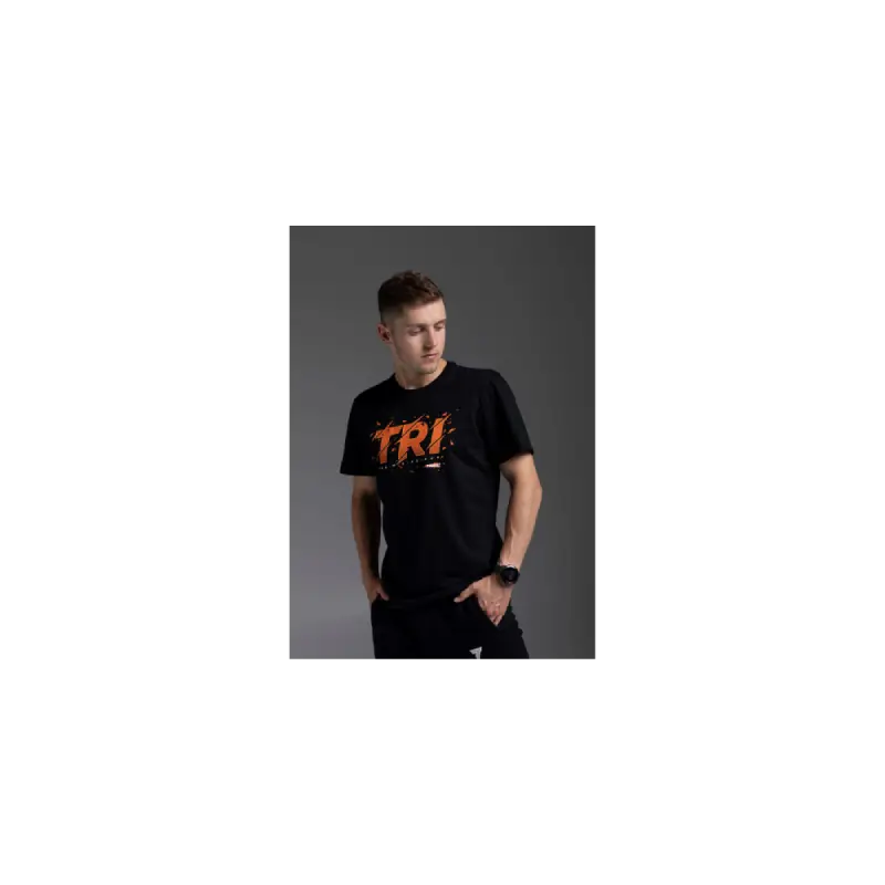 TW ENDURANCE TSHIRT 124 TRIATHLON BLACK